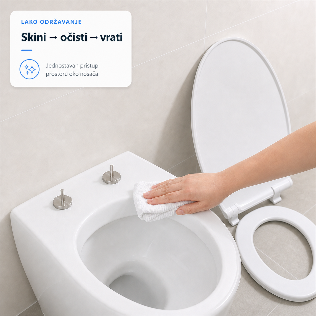 Univerzalna zamenjiva WC daska