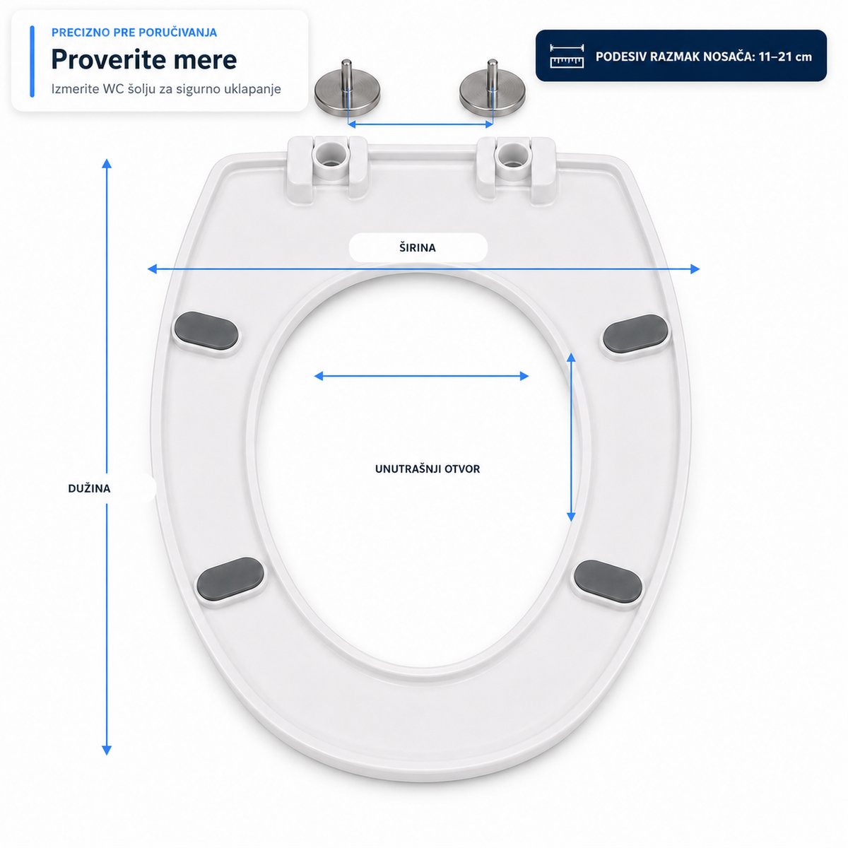 Univerzalna zamenjiva WC daska