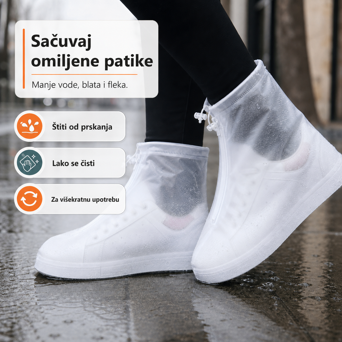 Vodootporne navlake za obuću – zaštita od kiše i blata