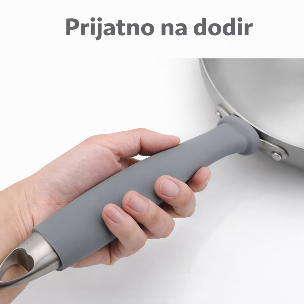 Silikonske zaštitne drške za tiganj – set 3 komada