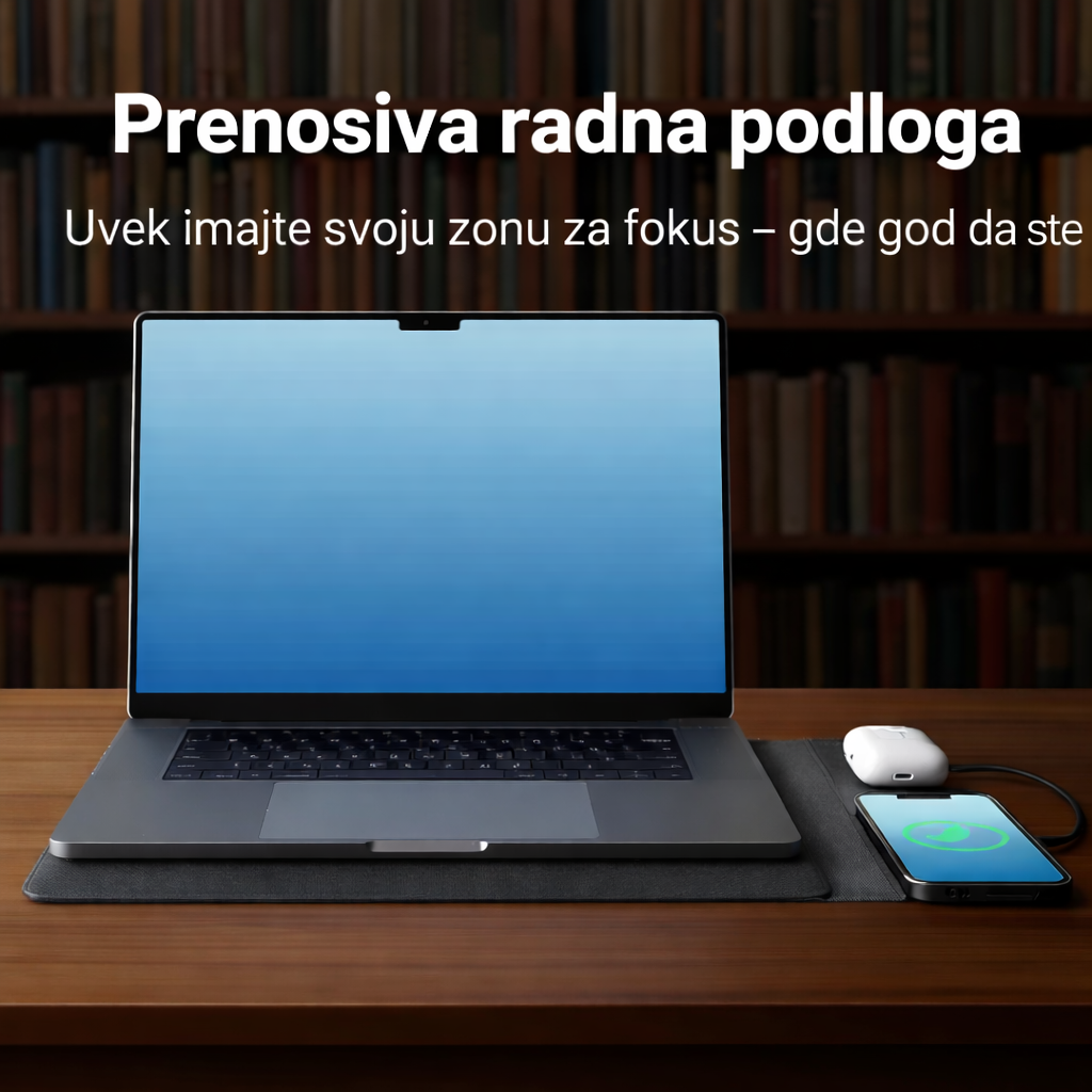 Premium Laptop Torba sa Bežičnim Punjenjem